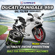 Load image into Gallery viewer, Oil Filter For Ducati Panigale 959 (2016-2017) - CPO159 - CRANK1