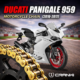 Chain For Ducati Panigale 959 (2016-2017) - 520 Pitch x 106 Links Gold (ZVMX) - CRANK1