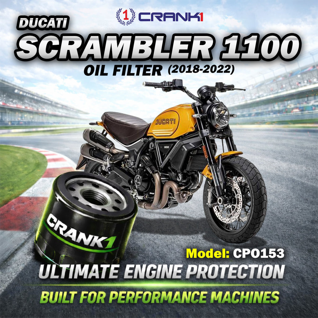 Oil Filter For Ducati Scrambler 1100 (2018-2022) - CPO153 - CRANK1