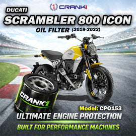 Oil Filter For Ducati Scrambler 800 Icon (2019-2023) - CPO153 - CRANK1