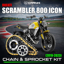 Load image into Gallery viewer, Chain And Sprocket Kit For Ducati Scrambler 800 Icon (2019-2023) - CRANK1