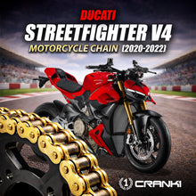 Load image into Gallery viewer, Chain For Ducati Streetfighter V4 (2020-2022)- 525 Pitch x 116 Links Gold (ZVMX) - CRANK1