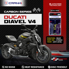 Load image into Gallery viewer, Carbon Brake Pads For Ducati Diavel V4 (2011-2018) - Rear - CFB902 - 1 Set - CRANK1