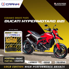 Ceramic Brake Pad For Ducati Hypermotard 821 - Front - CRM0709 - 2 Sets - CRANK1