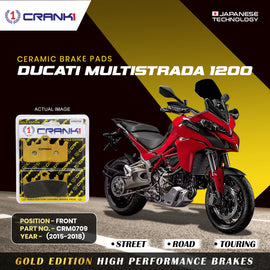 Ceramic Brake Pad For Ducati Multistrada 1200 (2015-2018) - Front - CRM0709 - 2 Sets - CRANK1