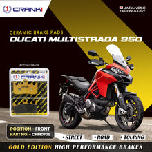 Load image into Gallery viewer, Ceramic Brake Pad For Ducati Multistrada 950 - Front - CRM0709 - 2 Sets - CRANK1