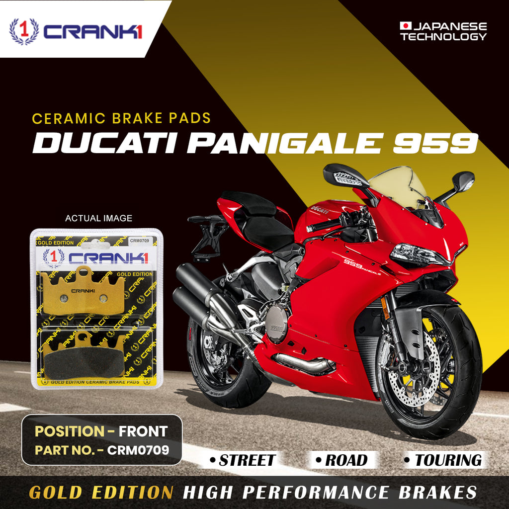 Ceramic Brake Pad For Ducati Panigale 959 - Front - CRM0709 - 2 Sets - CRANK1