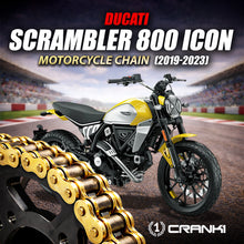 Load image into Gallery viewer, Chain For Ducati Scrambler 800 Icon (2019-2023) - 520 Pitch x 106 Links Gold (ZVMX) - CRANK1