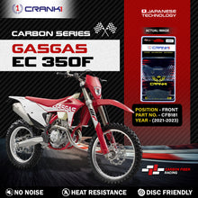 Load image into Gallery viewer, Carbon Brake Pads For GASGAS EC 350F (2021-2023) - Front - CFB181 - 1 Set - CRANK1