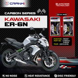 Carbon Brake Pads For Kawasaki Er-6n (2012-2016) - Front - CFB922 + CFB132 - 2 Sets - CRANK1