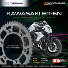 Load image into Gallery viewer, Sprocket For Kawasaki ER-6n (2012-2016) - Rear - CPR478.46T - CRANK1
