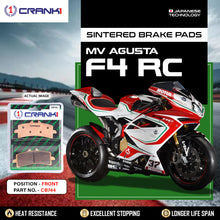 Load image into Gallery viewer, Sintered Brake Pads For MV Agusta F4 RC - Front - CB744 - 2 Sets - CRANK1