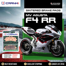 Load image into Gallery viewer, Sintered Brake Pads For MV Agusta F4 RR - Front - CB744 - 2 Sets - CRANK1