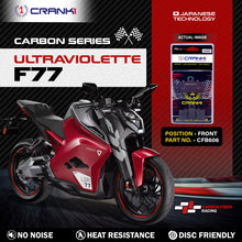 Load image into Gallery viewer, Carbon Brake Pads For Ultraviolette F77 - Front - CFB606 - 1 Set - CRANK1