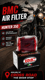 BMC Air Filter for Royal Enfield CLASSIC 350 Hunter 350 Meteor 350 (FM01138)