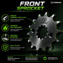Load image into Gallery viewer, Sprocket For Ducati Scrambler Desert Sled 800 (2017-2022) - Front - CPF736.15T - CRANK1
