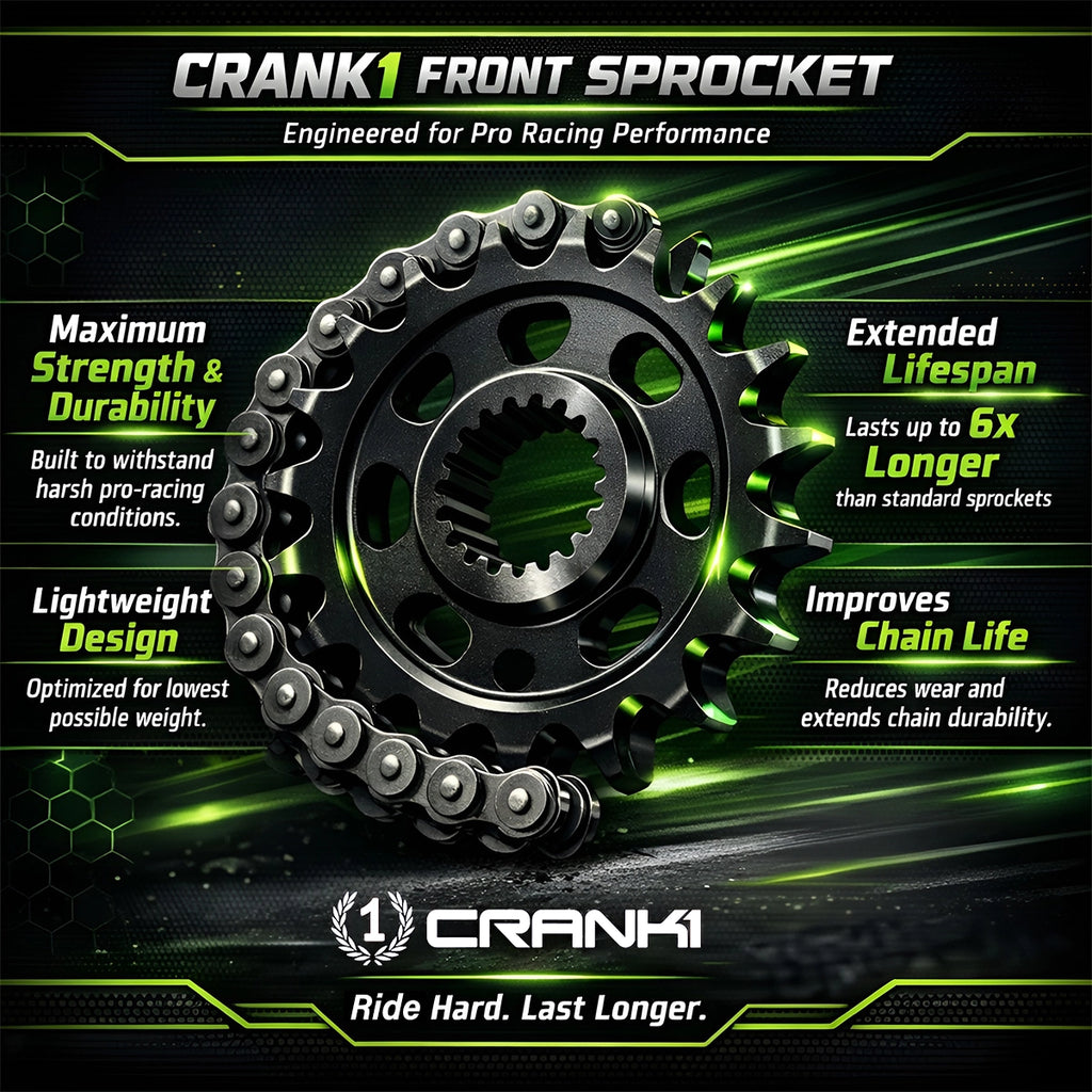 Chain And Sprocket Kit For Kawasaki Ninja 1000 (2011-2024) - CRANK1