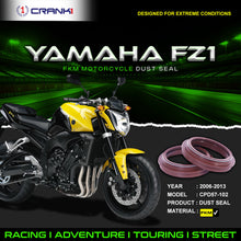 Load image into Gallery viewer, Fork Dust Seals Pair For Yamaha FZ1 (2006-2013) - CPD57-102 - CRANK1