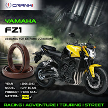 Load image into Gallery viewer, Fork Oil Seals Pair For Yamaha FZ1 (2006-2013) - CPF55-123 - CRANK1