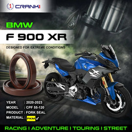 Fork Oil Seals Pair For BMW F 900 XR (2020-2023) - CPF55-120 - CRANK1