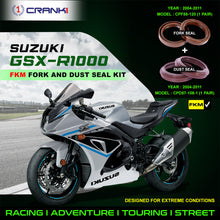 Load image into Gallery viewer, Fork And Dust Seals Kit For Suzuki GSX-R1000 (2004-2011) - CRANK1