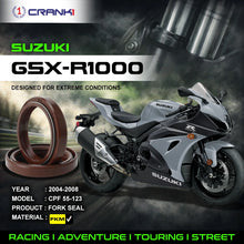 Load image into Gallery viewer, Fork Oil Seals Pair For Suzuki GSX-R1000 (2004-2008) - CPF55-123 - CRANK1