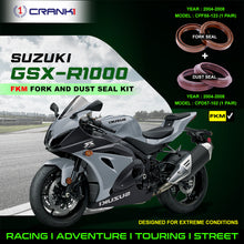 Load image into Gallery viewer, Fork And Dust Seals Kit For Suzuki GSX-R1000 (2004-2008) - CRANK1