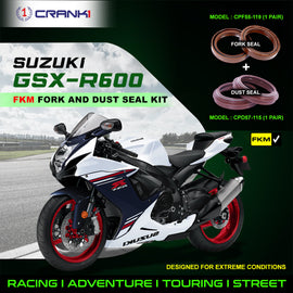 Fork And Dust Seals Kit For Suzuki GSX-R600 - CRANK1