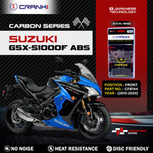 Load image into Gallery viewer, Carbon Brake Pads For Suzuki GSX-S1000F ABS (2015-2020) - Front - CFB744 - 2 Sets - CRANK1