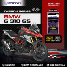 Load image into Gallery viewer, Carbon Brake Pads For BMW G 310 GS (2017-2020) - Front - CFB606 - 1 Set - CRANK1