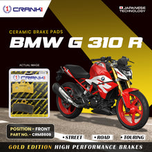 Load image into Gallery viewer, Ceramic Brake Pad For BMW G 310 R - Front - CRM8609 - 1 Set - CRANK1