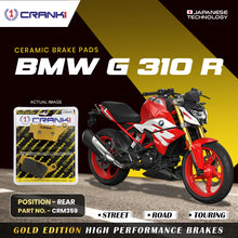 Load image into Gallery viewer, Ceramic Brake Pad For BMW G 310 R - Rear - CRM359 - 1 Set - CRANK1