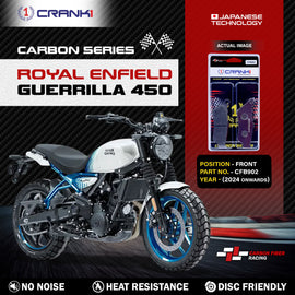 Carbon Brake Pads For Royal Enfield Guerrilla 450 (2024 Onwards) - Front - CFB902 - 1 Set - CRANK1