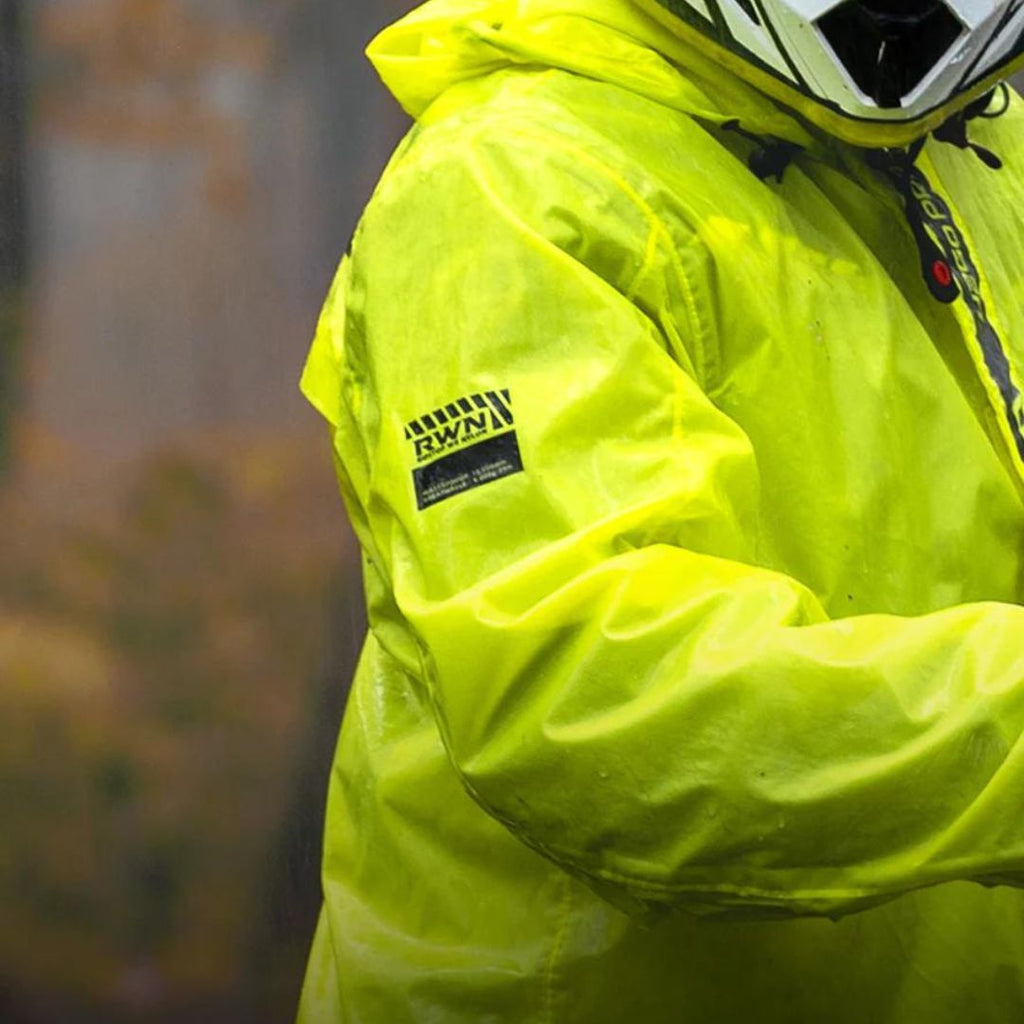 Rynox H2GO PRO 3 Rain Jacket (Hi Viz Green)