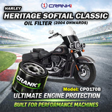 Load image into Gallery viewer, Oil Filter For Harley Davidson Heritage Softail Classic (2004 Onwards) - CPO170B - CRANK1