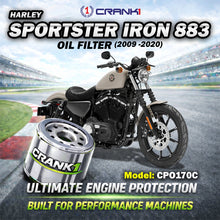 Load image into Gallery viewer, Oil Filter For Harley Davidson Sportster Iron 883 (2009 -2020) - CPO170C - CRANK1