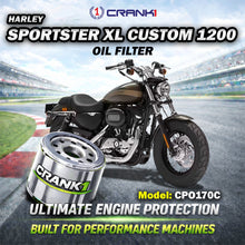 Load image into Gallery viewer, Oil Filter For Harley Davidson Sportster XL Custom 1200 - CPO170C - CRANK1