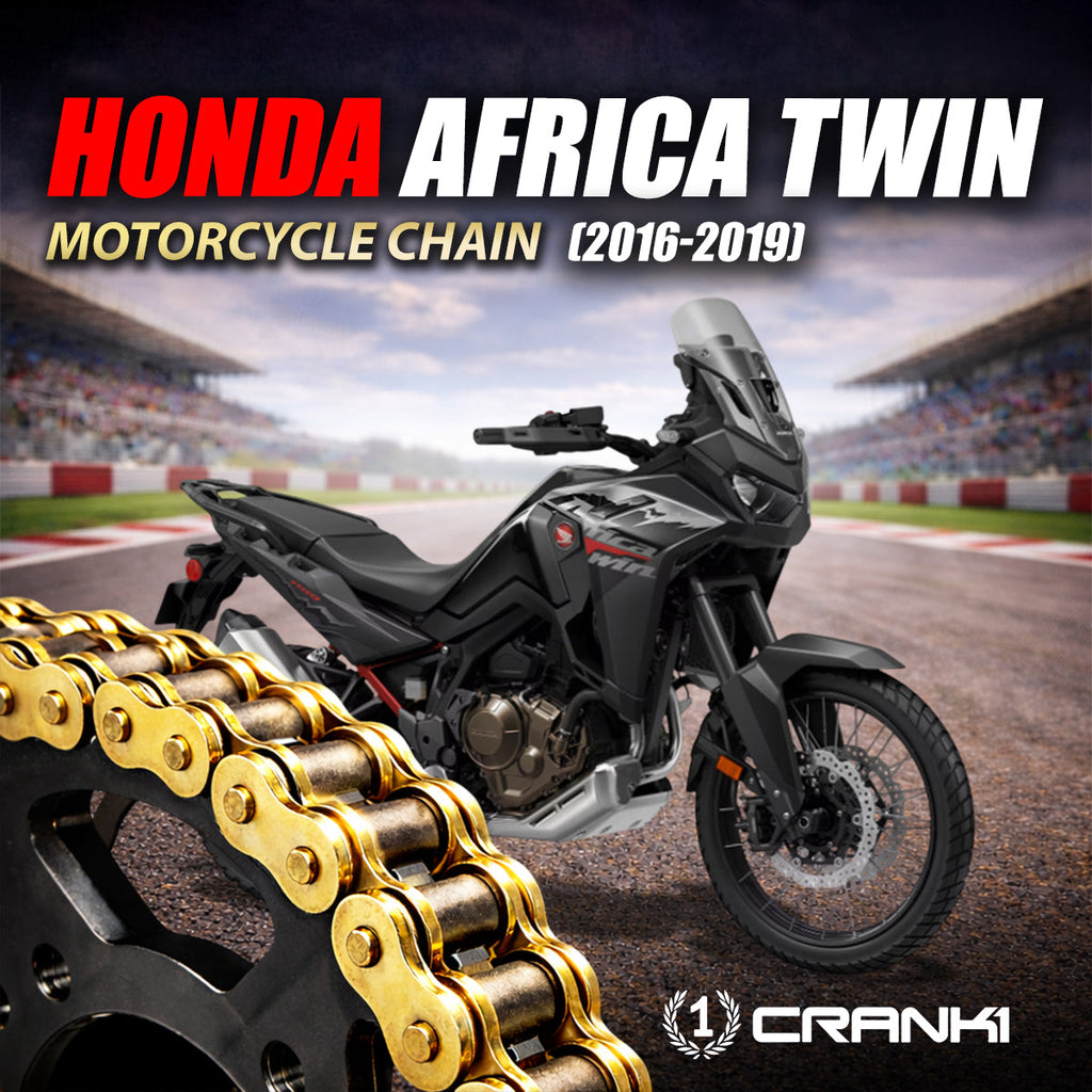 Chain For Honda Africa Twin (2016-2019) - 525 Pitch x 124 Links Gold (ZVMX) - CRANK1