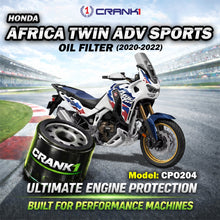 Load image into Gallery viewer, Oil Filter For Honda Africa Twin Adventure Sports (2020-2022) - CPO204 - CRANK1