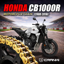 Load image into Gallery viewer, Chain For Honda CB1000R (2008-2016) - 530 Pitch x 116 Links Gold (ZVMX) - CRANK1