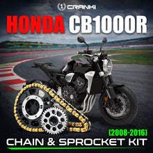 Load image into Gallery viewer, Chain And Sprocket Kit For Honda CB1000R (2008-2016) - CRANK1