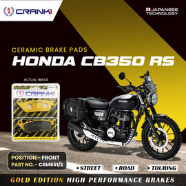 Ceramic Brake Pad For Honda CB350 RS - Front - CRM651/2 - 1 Set - Crank1