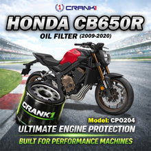 Load image into Gallery viewer, Oil Filter For Honda CB650R (2019-2020) - CPO204 - CRANK1