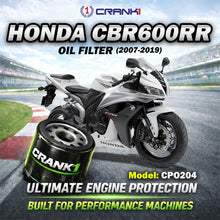 Load image into Gallery viewer, Oil Filter For Honda CBR600RR (2007-2019) - CPO204 - CRANK1