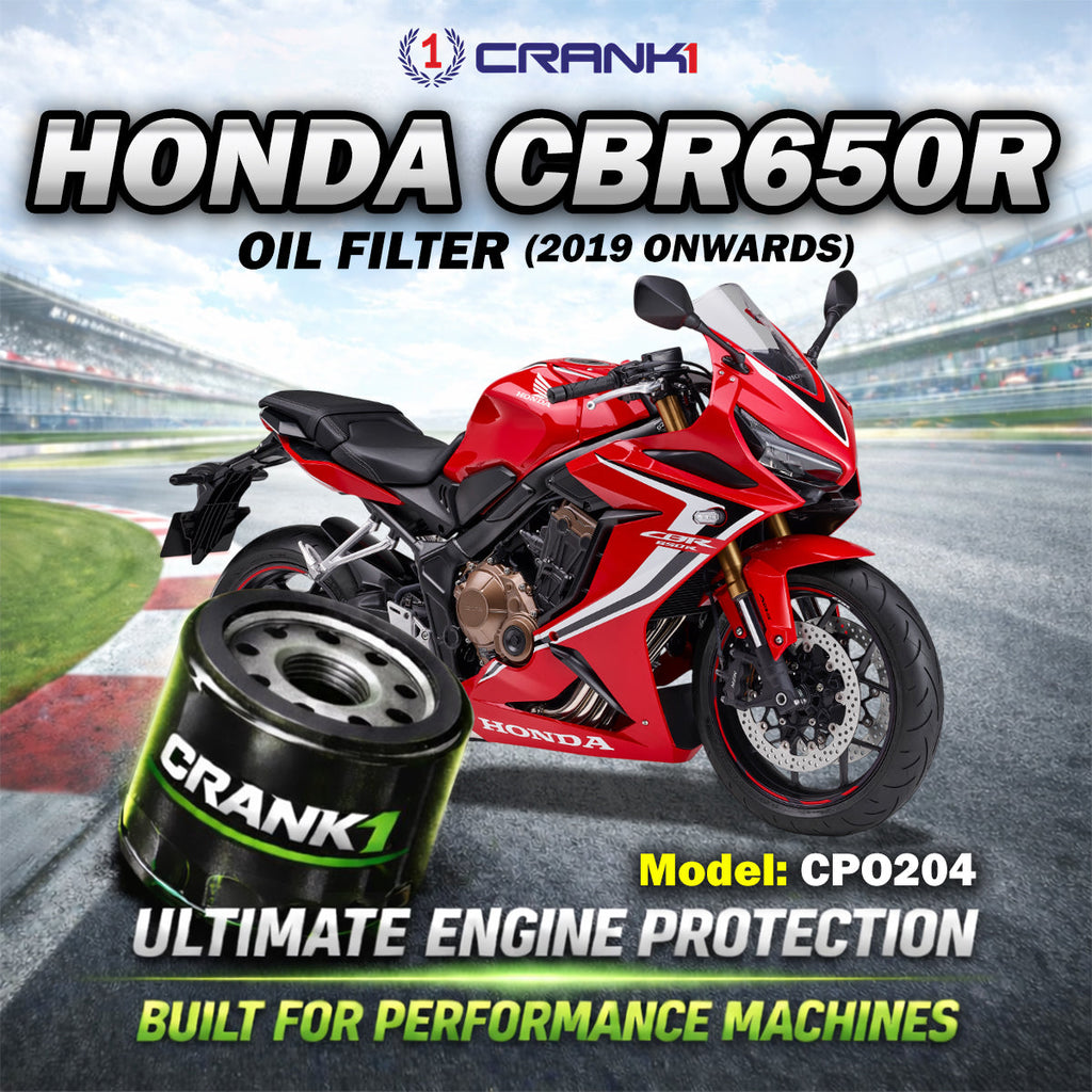 Oil Filter For Honda CBR650R (2019 Onwards) - CPO204 - CRANK1