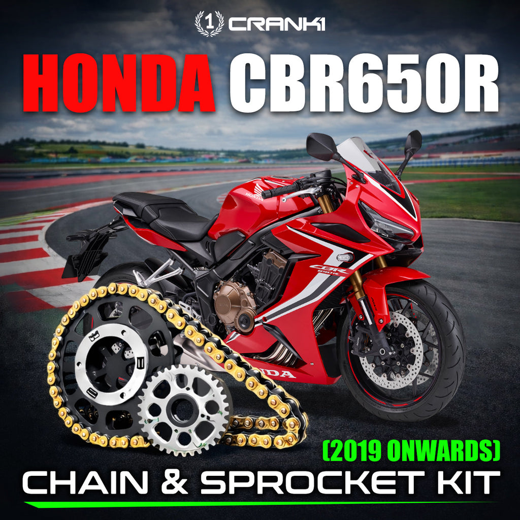 Chain And Sprocket Kit For Honda CBR650R (2019 Onwards) - CRANK1