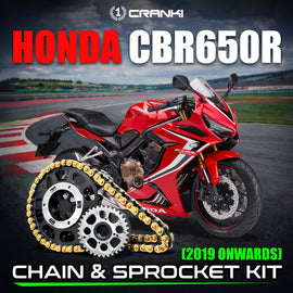 Chain And Sprocket Kit For Honda CBR650R (2019 Onwards) - CRANK1