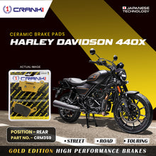 Load image into Gallery viewer, Ceramic Brake Pad For Harley Davidson 440X - Rear - CRM359 - 1 Set - CRANK1
