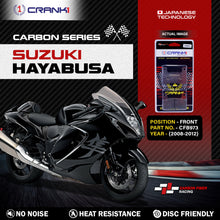 Load image into Gallery viewer, Carbon Brake Pads For Suzuki Hayabusa (2008-2012) - Front - CFB973 - 2 Sets - CRANK1
