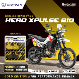 Ceramic Brake Pad For Hero Xpulse 210 - Front - CRM052/4 - 1 Set - Crank1
